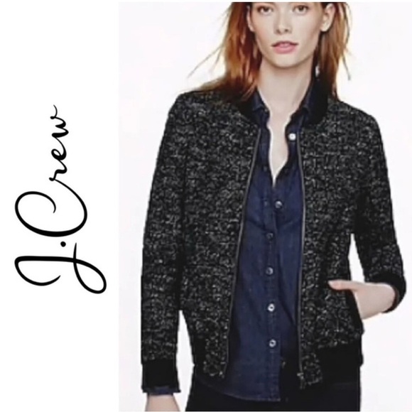 J. Crew Jackets & Blazers - J. Crew Women's dark blue Bomber Jacket